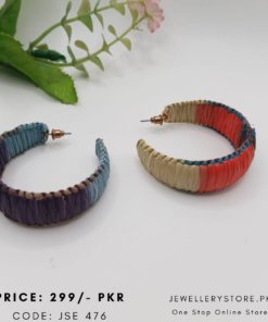 Branded Half Loop Earrings