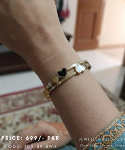 Stainless Steel Heart Design Bracelet