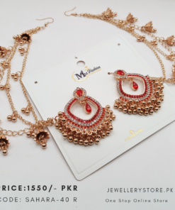 Indian Sahara Earrings in Golden