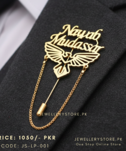 18K Gold Plated Customized Name Lapal Pin With Color Guarantee