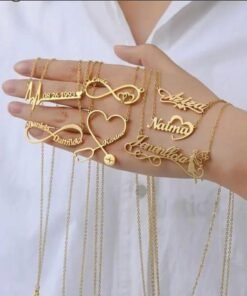 Personalize Butterfly Pendant Necklace With Your Name