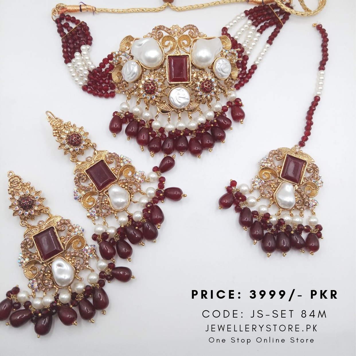 Bridal jewellery set Pakistan