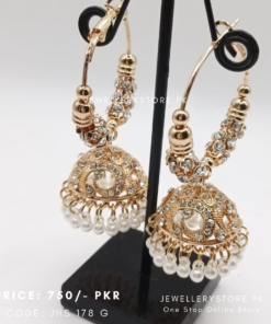 Indian Oxidized Bali Jhumka