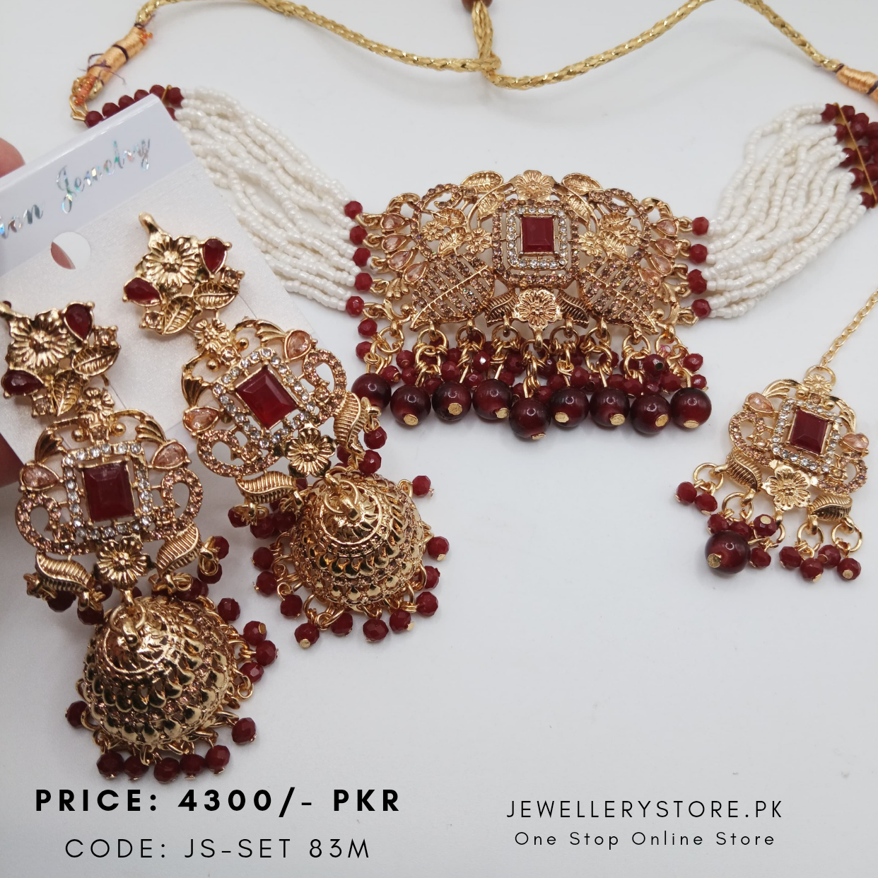 Trendy Bridal jewellery set Pakistan
