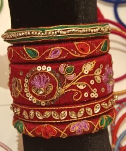 Hand-Made Thread Bangles – Tilla, Sequins & Beadwork