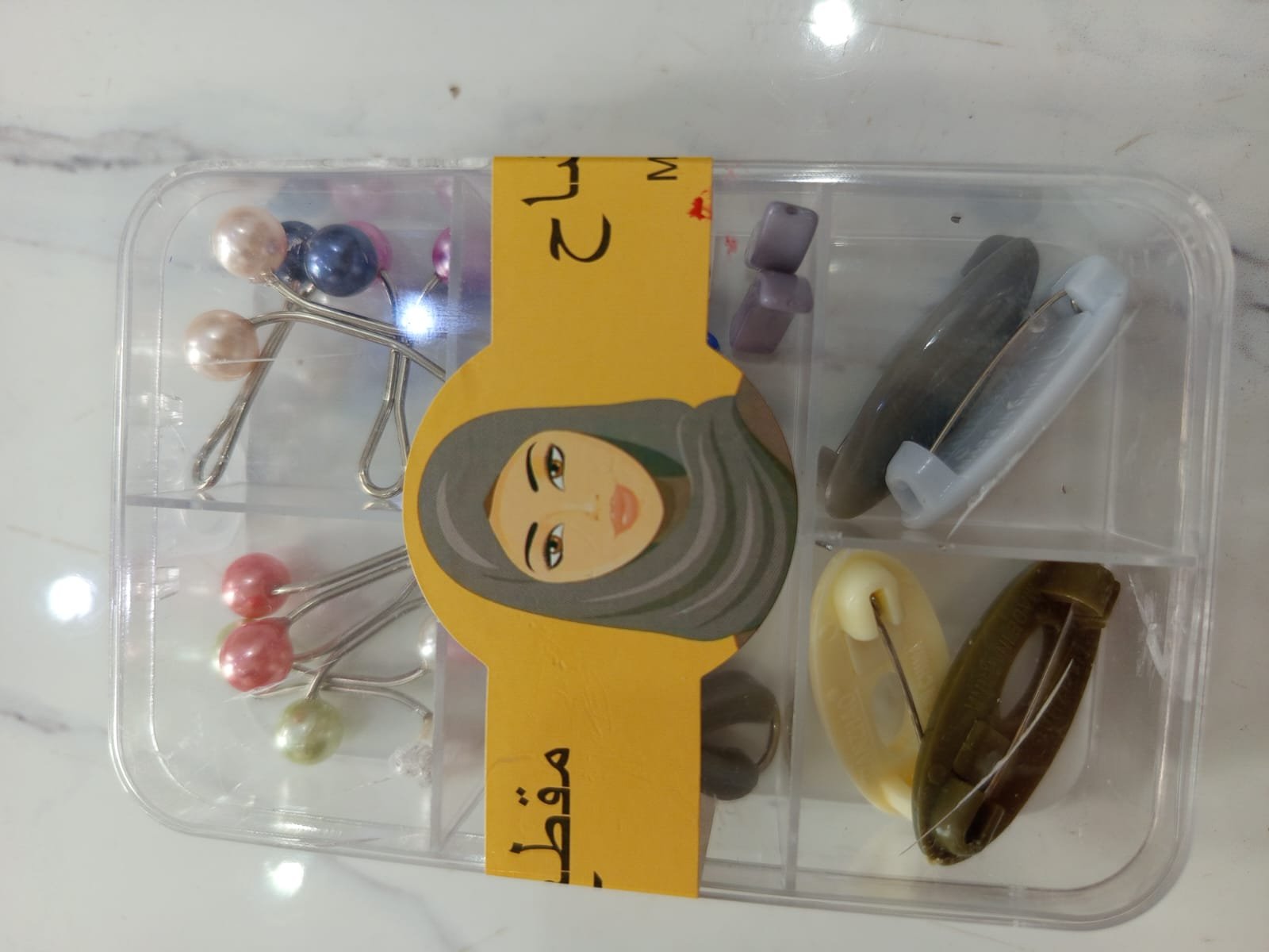 hijab scarf pin set