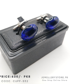 Branded Oval Design Cufflinks Stud