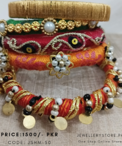 Color Bloom Handmade Bangle Set