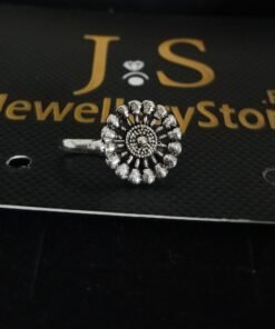 Unique Indian Oxidised Nose Ring