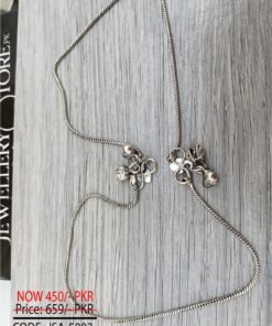 Trendy Indian Antique Silver Anklets