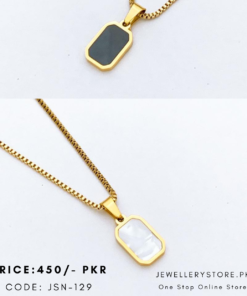 Original Zircon Double Sided Necklace Pendant