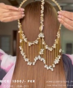 Fancy Bridal Wear Back Head Hair Style Jewellery