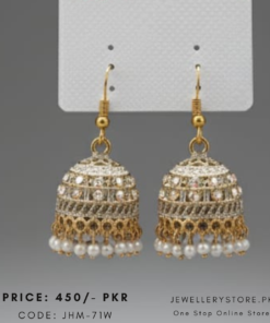 Unique Design Kundan Indian Jhumki