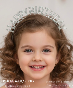 Silver Happy Birthday Crown