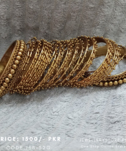 Plain Metal Indian Bangles Set With Karay