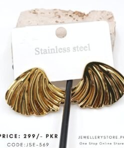 Trendy Stainless Steel Stud Earrings