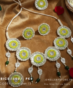 Hand Made Jewellery Set For Mehndi Ubtan Event