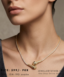 Snake Pendant Chain Necklace