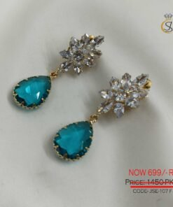 Zircon American Diamond Drop Down Earrings