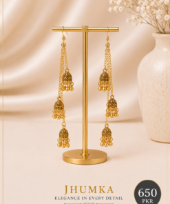 Kashmiri 3 Layer Jhumka Earrings