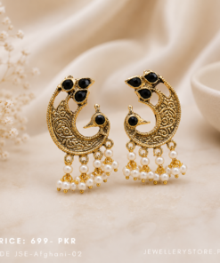 Handmade Afghani Earrings | Antique Peacock Earrings