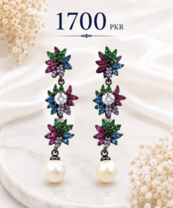 Luxury CM Brand Drop Pearl Earrings for Women
