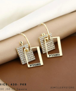 Unique Square Princess Earrings