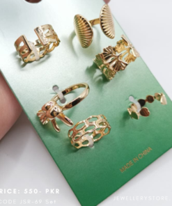Stainless Steel Mixed Rings Set