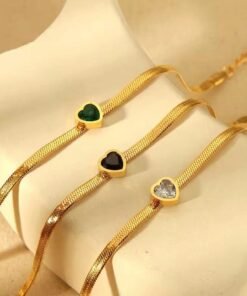 Stainless Steel Bracelet for Women | Tarnish-Free Waterproof Gold Plated Bracelet