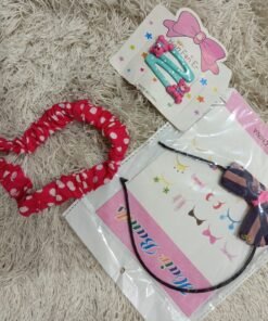 Scrunchies & 4 hair Clips