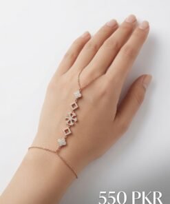 Stainless Steel Snow Design Ring Bracelet