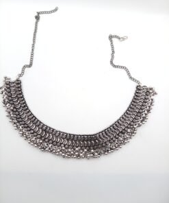 German Silver Oxidized Choker necklace