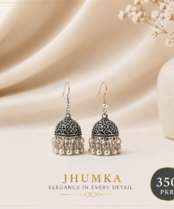 Antique Silver Jhumki Design