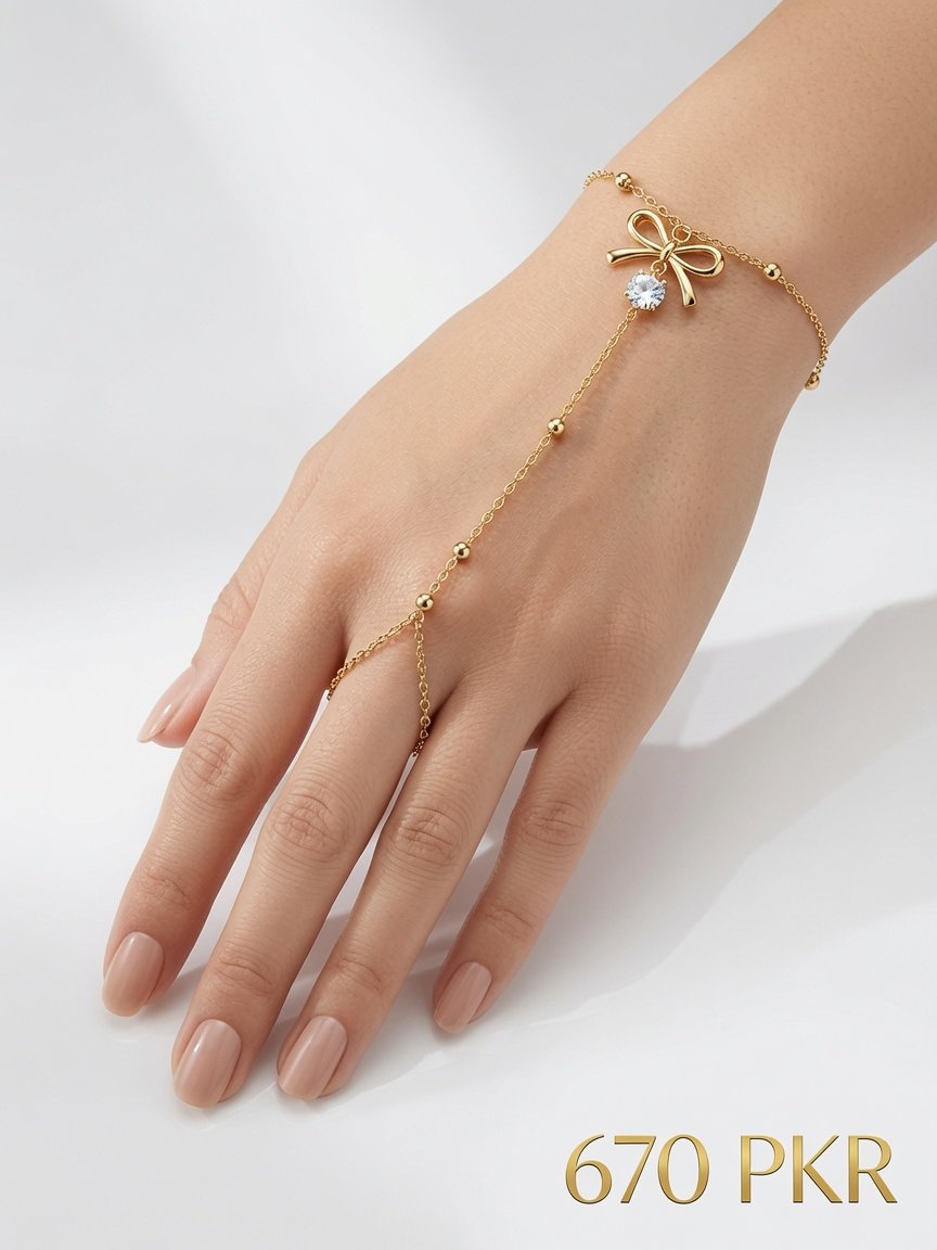 bow ring bracelet