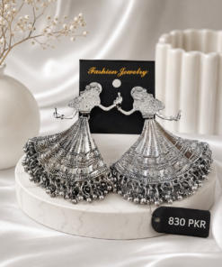 Oxidised Dancing Doll Earrings