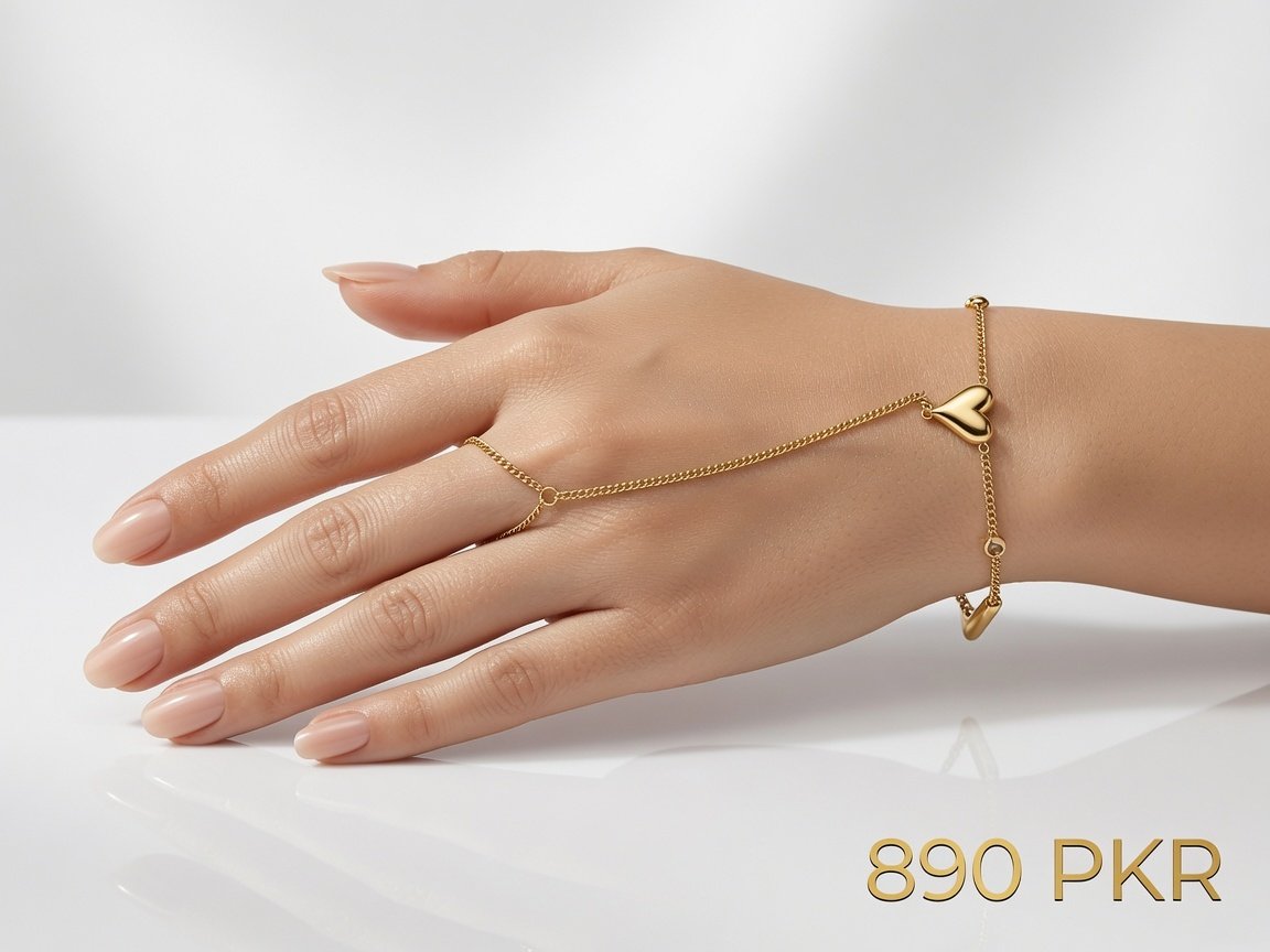heart ring bracelet