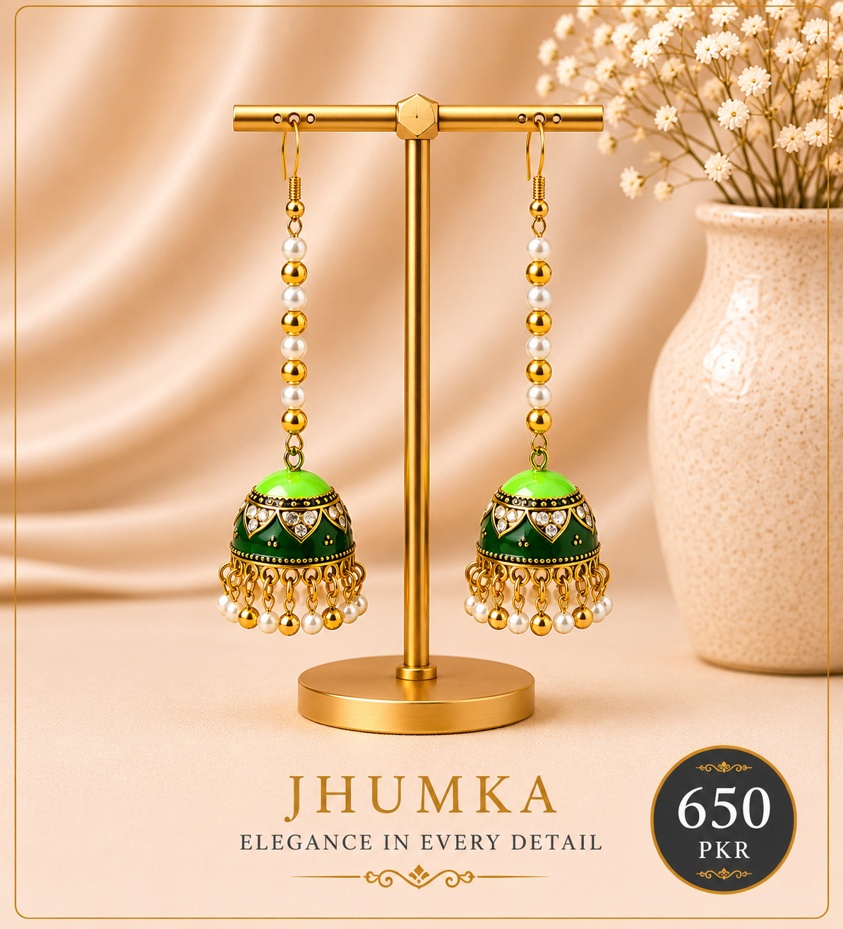 kashmiri jhumka Earrings