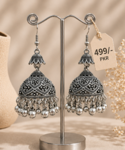 Dome Design Jhumka Earrings