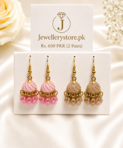 Combo Deal: Multi Color Meenakari Jhumka Earring