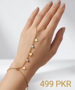 Stainless Steel Star Ring Bracelet
