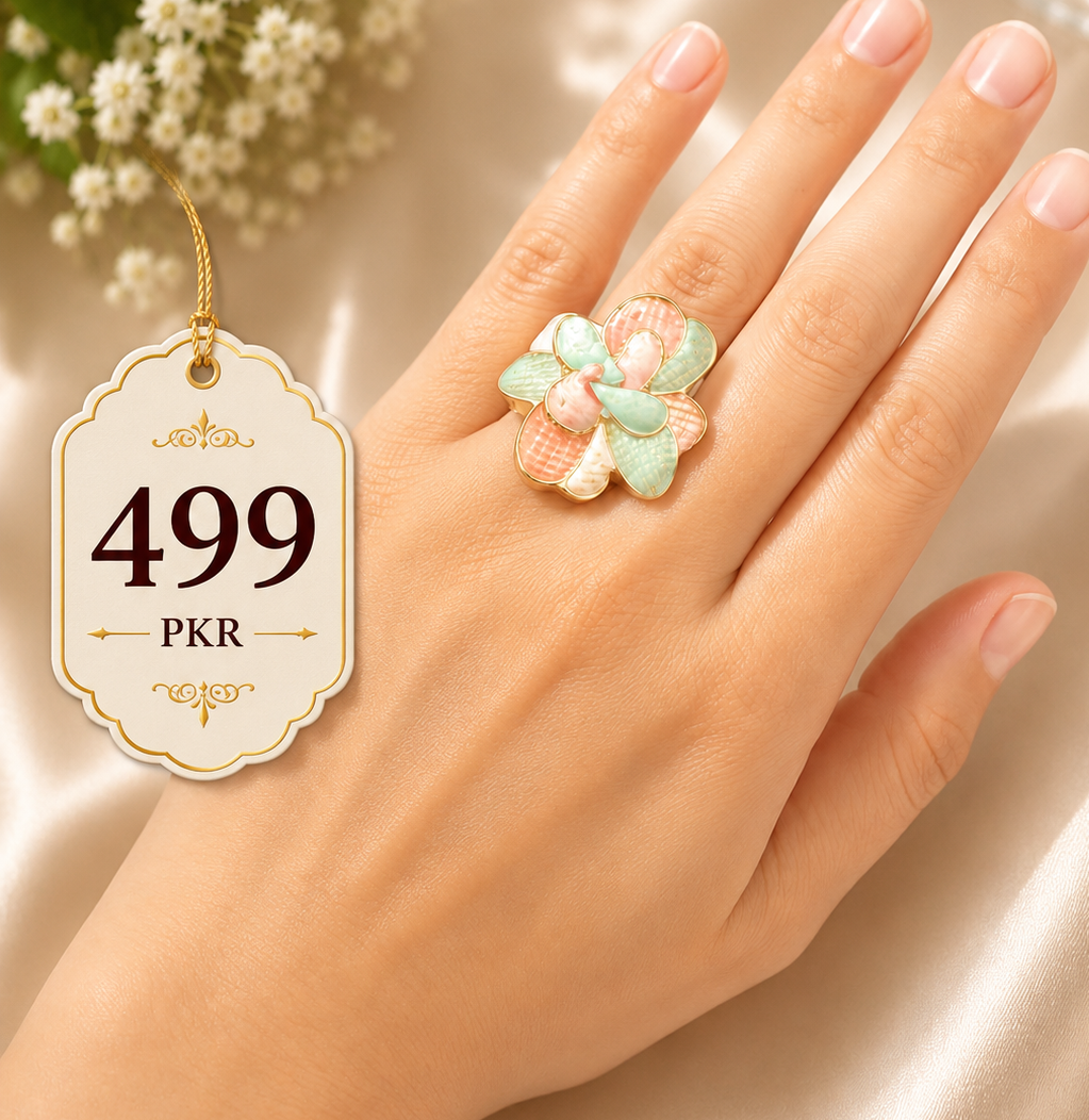 Meenakari Painted ring Meenakari Painted ring
