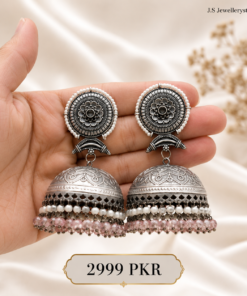 Unique German Silver Antique Jhumka