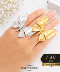 Stainless Steel Butterfly Ring DEAL
