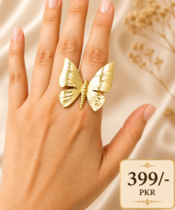 Stainless Steel Butterfly Ring