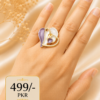 Heart Meenakari Painted Ring