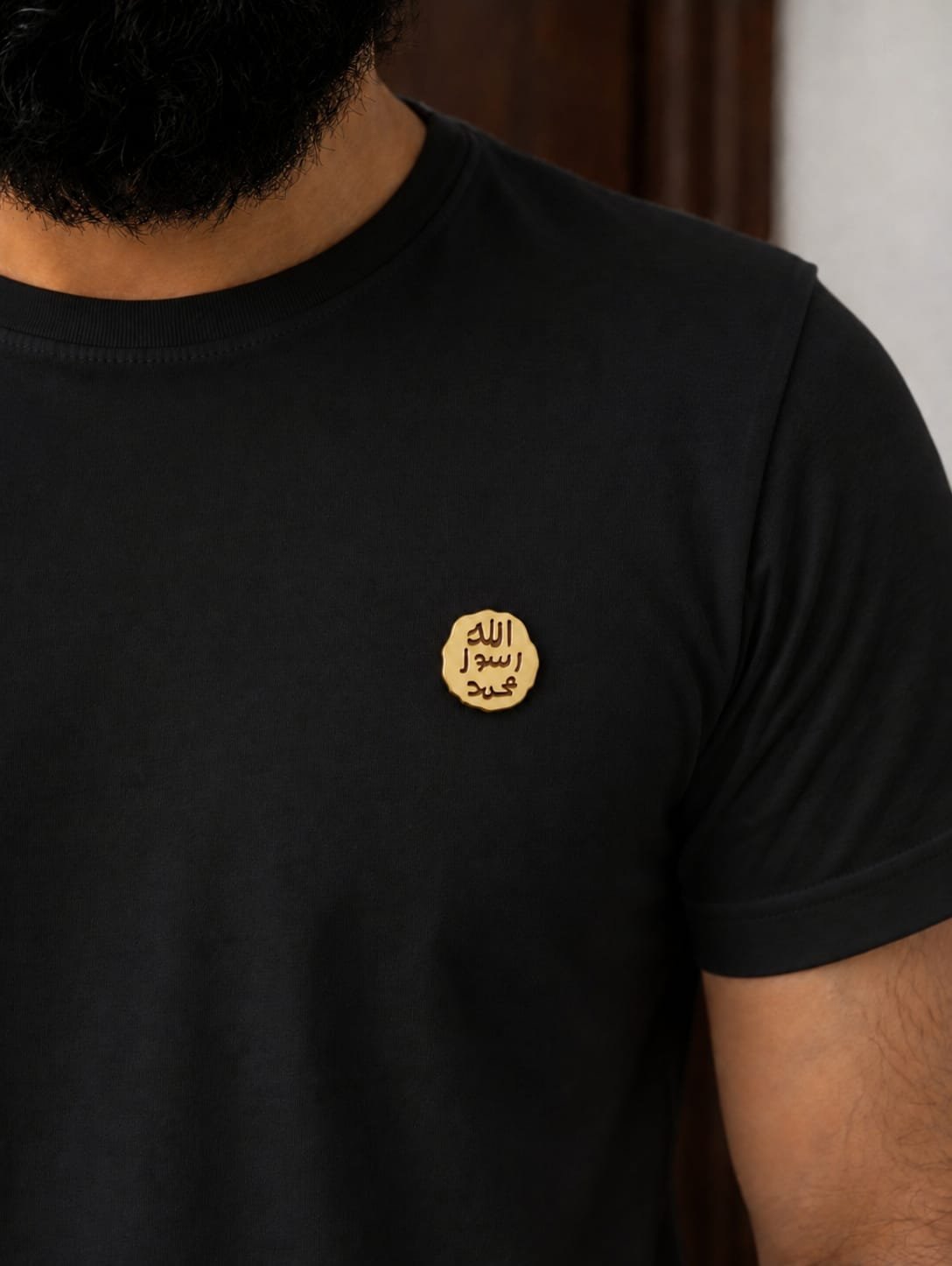 gold plated mohr e Nabuwat Badge