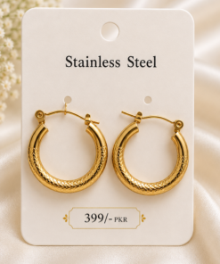 Premium Quality Stainless Steel Hoop Earrings