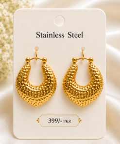 Premium Quality Stainless Steel Heart Shape Earrings