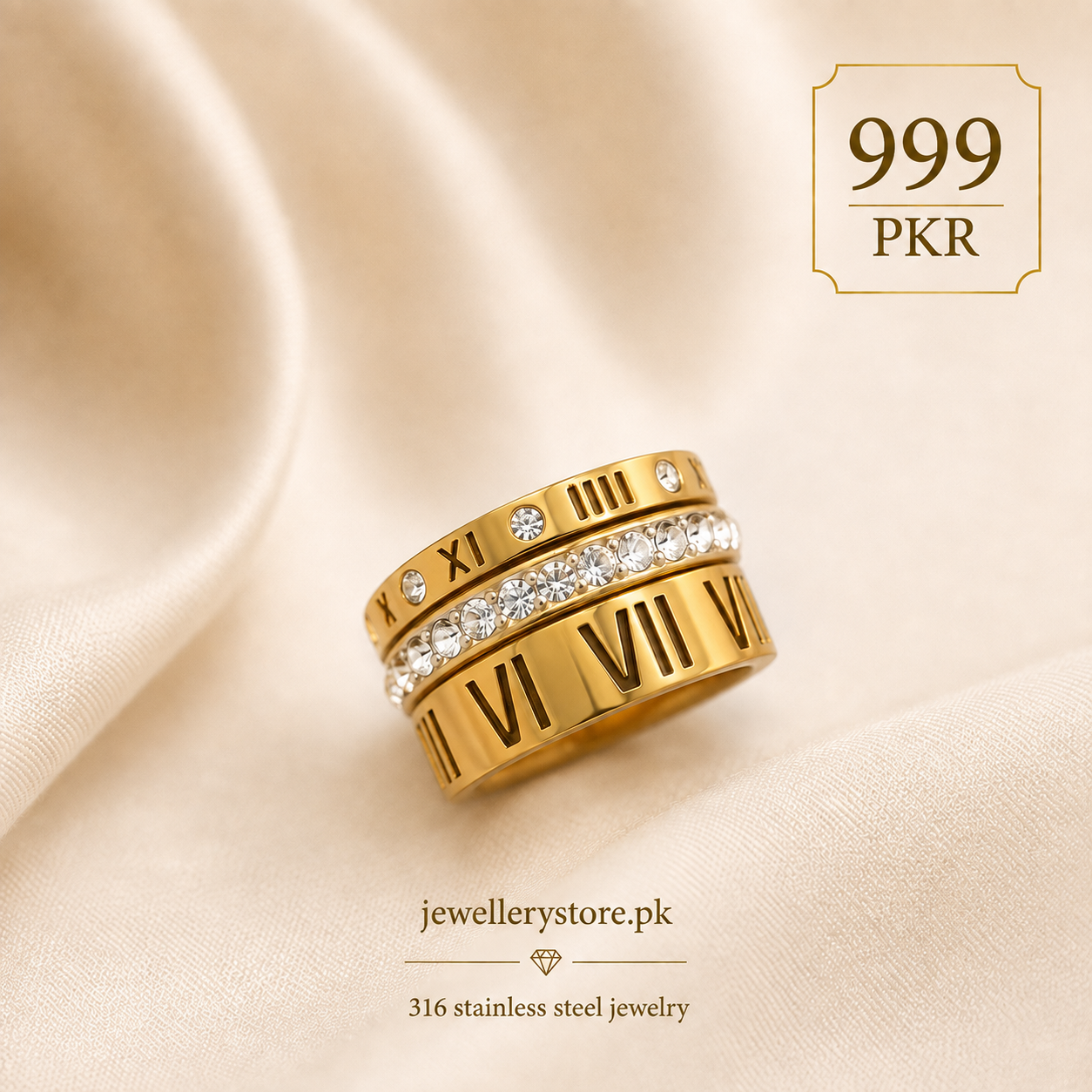 316L stainless steel ring