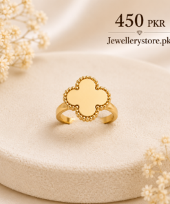 Clover Design 316L Stainless Steel Ring